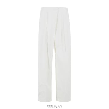 JIL SANDER 26SS ������ Milk ��ư �� ��ũ Trousers J02KA0371J45266101 TP5724816726SS ������ Milk ��ư �� ��ũ Trousers J02KA0371J45266