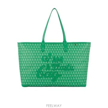 Anya Hindmarch 25FW �Ⱦ����帶ġ IAMAPLASTICBAGZIPPEDTOTEMOTIFINRECYCLEDCANVASWIT25FW �Ⱦ����帶ġ IAMAPLASTICBAGZIPPEDTOTEMOTIFINRECYC