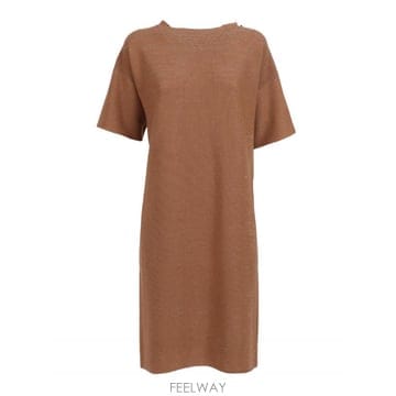 Fabiana Filippi 26SS �ĺ�Ƴ� �ʸ��� LUREX ��ư �� SACK ��Ʈ �巹�� ABD266F178L7661268 TP5726SS �ĺ�Ƴ� �ʸ��� LUREX ��ư �� SACK ��Ʈ �巹�� AB