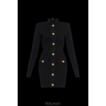 Balmain 26FW Balmain �巹�� with decorative buttons HF1R8019KK200PA TP526FW Balmain �巹�� with decorative buttons HF1R8019KK