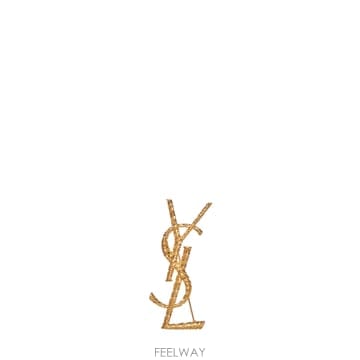 Saint Laurent 26FW ���ζ� Cassandre brooch in ����� plated metal 840195Y150080626FW ���ζ� Cassandre brooch in ����� plated metal 84