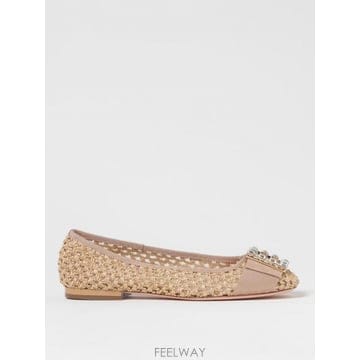 Roger Vivier 24SS ���� ��� Baoloerina ���� ��� in rafia intrecciata RVW44938124SS ���� ��� Baoloerina ���� ��� in rafia intre