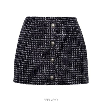 ALESSANDRA RICH 24SS �˷�����ġ Sequin checked tweed �̴� ��ĿƮ FABX3634F42501844 T24SS �˷�����ġ Sequin checked tweed �̴� ��ĿƮ F