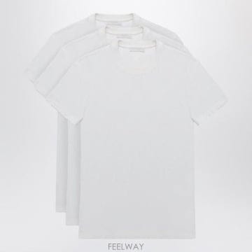 PRADA 26FW ����� �� of three ȭ��Ʈ ��ư T shirts UJM49211CDF0009 TP57935226FW ����� �� of three ȭ��Ʈ ��ư T shirts UJM49211C