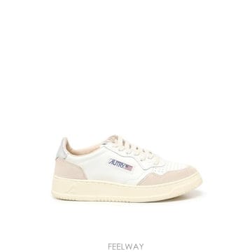AUTRY 26FW ��Ʈ�� �޴޸���Ʈ �ο� ���� ����Ŀ�� AULW LS74 WHITE SILVER26FW ��Ʈ�� �޴޸���Ʈ �ο� ���� ����Ŀ�� AULW LS74 WH