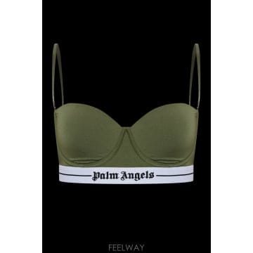 Palm Angels �ʿ����� Bra with detachable straps PLA1UWTP05SI0MILITARY TP5795�ʿ����� Bra with detachable straps PLA1UWTP05SI0MILIT