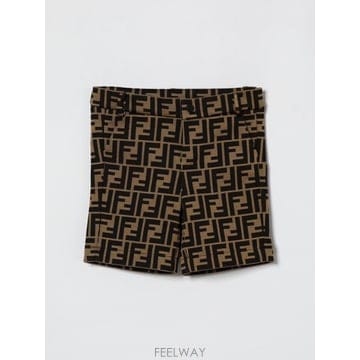 FENDI 26SS Fendi Pantaloncini Fendi in misto cotone con stampa mon26SS Fendi Pantaloncini Fendi in misto cotone con stam