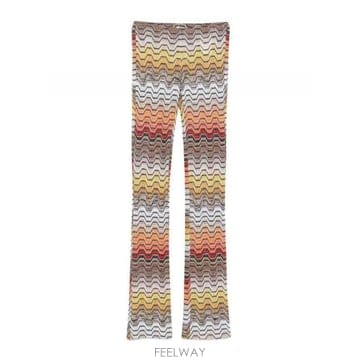 Missoni 26SS MISSONI �� trousers with ��Ƽ�÷� greek motif MS26SI06BR015D26SS MISSONI �� trousers with ��Ƽ�÷� greek motif MS2