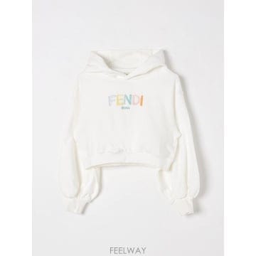FENDI 25SS Fendi Felpa con cappuccio in cotone Fendi con �ΰ� ��Ƽ �÷�25SS Fendi Felpa con cappuccio in cotone Fendi con ��