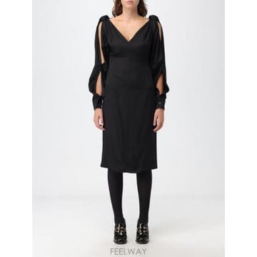 25SS 보테가베네타 Viscose midi 드레스 750275V35B01000 TP578413540