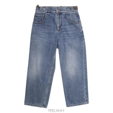 Brunello Cucinelli 24FW ���ڷ� ��ġ�ڸ� Straight trousers in ����Ʈ ���� with �־� B0H72P6024FW ���ڷ� ��ġ�ڸ� Straight trousers in ����Ʈ ��