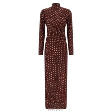 26FW 스텔라 매카트니 Polka dot mesh 드레스 6J04773SQA756107 TP57950793