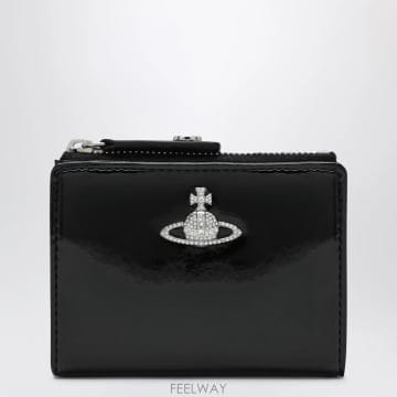 ViVienne westwood 26FW ���� ����Ʈ��� ���� ���� Flap ī�� Ȧ�� with crystal embellished Orb26FW ���� ����Ʈ��� ���� ���� Flap ī�� Ȧ�� with c