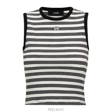 Amiri 26FW AMIRI MA STRIPE RIB ���� ��ũ TEE AWTOJR1085100 TP57668956626FW AMIRI MA STRIPE RIB ���� ��ũ TEE AWTOJR1085100 T