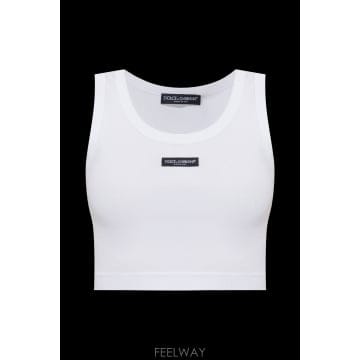 Dolce&Gabbana 26FW ��ü�ذ��ٳ� ��Ʈ ribbed sleeveless ž F8W40TGDDVKW0800 TP58036026FW ��ü�ذ��ٳ� ��Ʈ ribbed sleeveless ž F8W40TGDDV