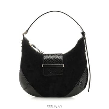 Jimmy Choo 25FW ������ BAR HOBO S SUEDE W SHINY SNAKE ����Ʈ ���� TRIMS BARHOBO25FW ������ BAR HOBO S SUEDE W SHINY SNAKE ����Ʈ ����