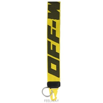 Off White 23FW Off ȭ��Ʈ Portachiavi Industrial 2 0 in tessuto ricamato23FW Off ȭ��Ʈ Portachiavi Industrial 2 0 in tessuto 