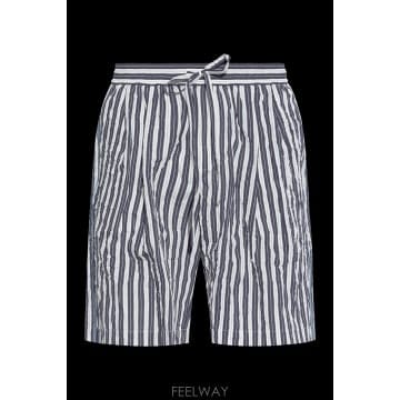 Dolce&Gabbana 26SS ��ü�ذ��ٳ� Bermuda ���� In Creased Striped Canvas GP18FTFBMFU26SS ��ü�ذ��ٳ� Bermuda ���� In Creased Striped Canv