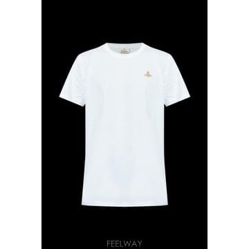 ViVienne westwood 26SS ���� ����Ʈ��� T ���� With Embroidered �ΰ� 8106001UJ001NA401 TP26SS ���� ����Ʈ��� T ���� With Embroidered �ΰ� 81