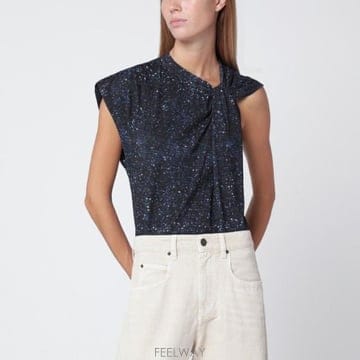Isabel Marant 25FW ���ں����� Nayda asymmetrical T ���� with �̵峪��Ʈ ���� ����Ʈ ATS017525FW ���ں����� Nayda asymmetrical T ���� with �̵峪