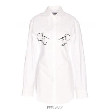 Jean Paul Gaultier 26SS �������쿡 ȭ��Ʈ ���� With Frontal Buttons Closure ST050C071010026SS �������쿡 ȭ��Ʈ ���� With Frontal Buttons Closu