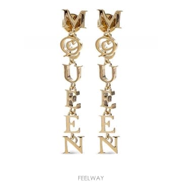 Alexander Mcqueen 25FW �˷���� ���� Pale ����� �ǴϽ� �ΰ� Pendant Earrings 836403J161G09525FW �˷���� ���� Pale ����� �ǴϽ� �ΰ� Pendant Ear