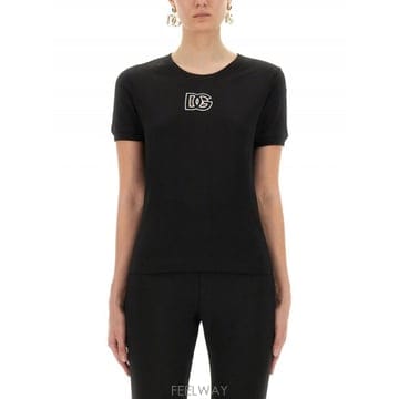 Dolce&Gabbana 25FW ��ü�ذ��ٳ� T ���� with embroidered �ΰ� F8N08ZGDC9WN0000 TP578525FW ��ü�ذ��ٳ� T ���� with embroidered �ΰ� F8N08ZG