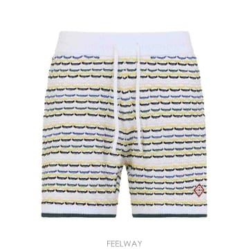 CASABLANCA 26SS CASABLANCA Tuck Stitch Bermuda MSP26KW121001 TP5789110726SS CASABLANCA Tuck Stitch Bermuda MSP26KW121001 TP57