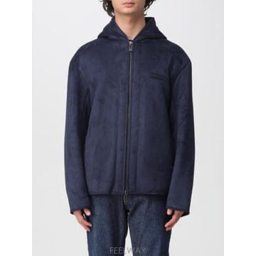 Armani 25FW �Ƹ����� �ͽ�ü���� Giacca con cappuccio in Eco suede �Ƹ����� �ͽ�ü����25FW �Ƹ����� �ͽ�ü���� Giacca con cappuccio in Eco s