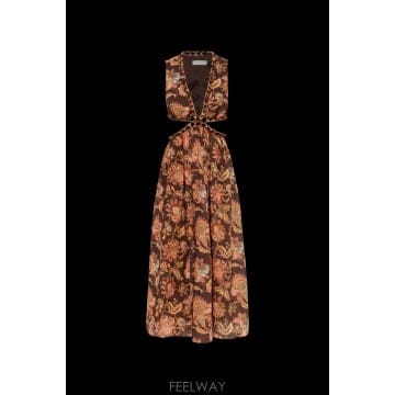 Zimmermann 26FW ���Ӹ� �巹�� with a ���̽�Ʈ �� �ƿ� 8435DSS2610CHOCJ TP57807901026FW ���Ӹ� �巹�� with a ���̽�Ʈ �� �ƿ� 8435DSS2610