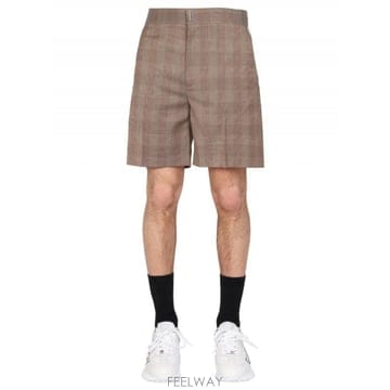 Givenchy 22SS Givenchy PRINCE OF WALES PATTERN BERMUDA BM50YC147F23422SS Givenchy PRINCE OF WALES PATTERN BERMUDA BM50YC14