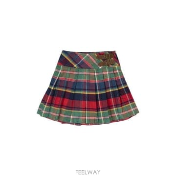 Ralph Lauren 24FW ���� ���� �η� Pleated plaid wrap ��ĿƮ 312950631001 TP5705341824FW ���� ���� �η� Pleated plaid wrap ��ĿƮ 31295063