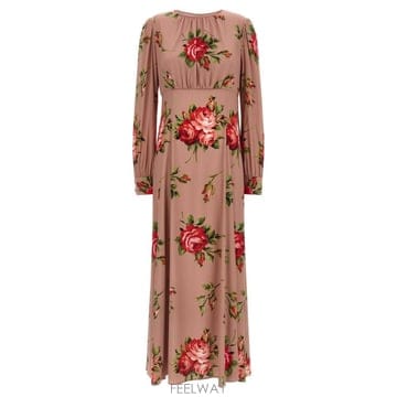 Dolce&Gabbana 26SS ��ü�ذ��ٳ� �巹�� F610OTFSA8QHF5ZN TP57850025526SS ��ü�ذ��ٳ� �巹�� F610OTFSA8QHF5ZN TP578500255