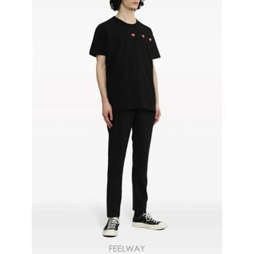 Comme des Garcons 26SS �ĵ������� Triple Hearts T ���� AXT337051BLACK TP57820076926SS �ĵ������� Triple Hearts T ���� AXT337051BLACK TP