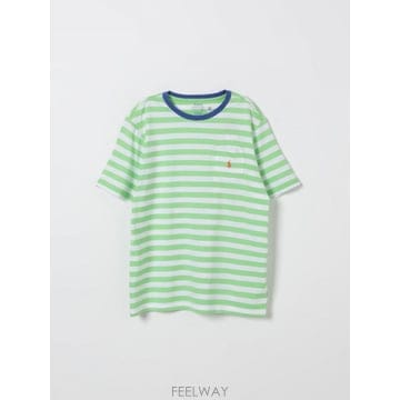Ralph Lauren 26SS ���� ���� �η� T ���� a girocollo in cotone a righe ���� ���� �η� 3226SS ���� ���� �η� T ���� a girocollo in cotone a rig