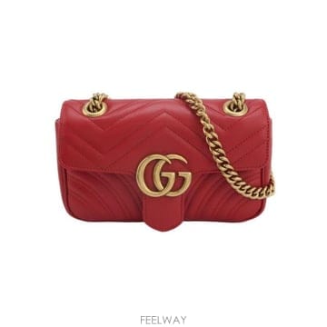 GUCCI ���� GG Marmont �̴� Chevron Quilted ī�� ��Ų 202607142182 TP581112���� GG Marmont �̴� Chevron Quilted ī�� ��Ų 2026071