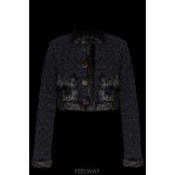 Dolce&Gabbana 26SS ��ü�ذ��ٳ� Tweed ���� with fur inserts F27HWZFUTBIN0000 TP57826SS ��ü�ذ��ٳ� Tweed ���� with fur inserts F27HWZFU