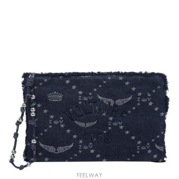 Zadig&Voltaire 26SS ZADIG VOLTAIRE Angel Denin Monogram �Ŀ�ġ LWSG03746415 TP26SS ZADIG VOLTAIRE Angel Denin Monogram �Ŀ�ġ LWSG03