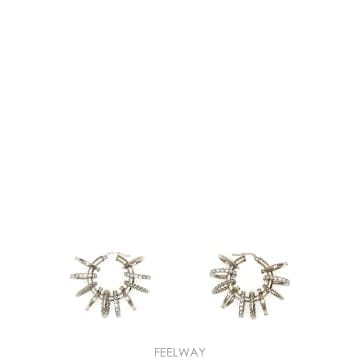 | Other Brand | 23FW �ƹ̳����Ƶ� Silver metal ��Ƽ Ring earrings MULTIRINGHOOPBIGWH23FW �ƹ̳����Ƶ� Silver metal ��Ƽ Ring earrings MULT