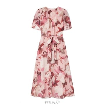 ERDEM 25FW ERDEM ���� �巹�� PF25D3050705011XPAINTEDROSEBOUQUETPINK TP525FW ERDEM ���� �巹�� PF25D3050705011XPAINTEDROSEBOUQ