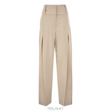 Sportmax 26FW ������ �ƽ� SPXGIRINO   ���̵� ���� stretch virgin �� trousers 26226FW ������ �ƽ� SPXGIRINO   ���̵� ���� stretch virgi