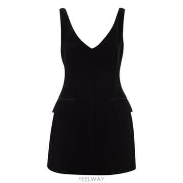 Sportmax 26FW ������ �ƽ� SPXTEFRITE08   Structured �̴� �巹�� with V �ض��� 262226FW ������ �ƽ� SPXTEFRITE08   Structured �̴� �巹��