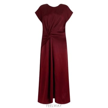 Victoria Beckham 26FW ���丮�ƺ��� Midi �巹�� Aria with draping 1226WDR007292D002 TP526FW ���丮�ƺ��� Midi �巹�� Aria with draping 1226WD