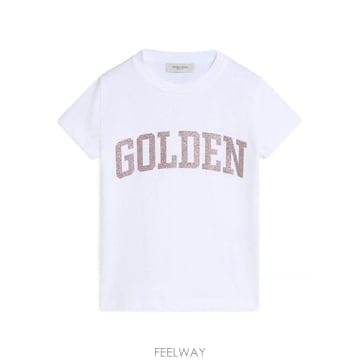 Golden Goose 25SS ��籸�� ȭ��Ʈ T ���� with Glitter �ΰ� GKP01390P00194312192 TP5725SS ��籸�� ȭ��Ʈ T ���� with Glitter �ΰ� GKP01390