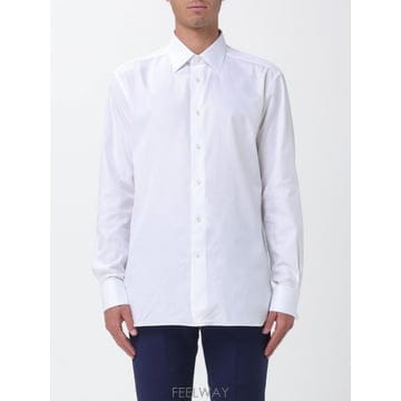 Zegna 26SS ������ Camicia classica Zegna in popeline di cotone 9RS4PA26SS ������ Camicia classica Zegna in popeline di coto