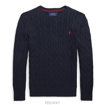 Ralph Lauren 26SS ���� ���� �η� LS CABLE CN ž ������ 322702674060RLNAVYC3807 TP5726SS ���� ���� �η� LS CABLE CN ž ������ 322702674060