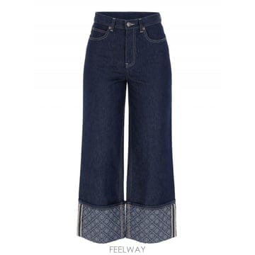 Tory Burch 26SS �丮��ġ JEANS WITH LAPELS 177734428 TP57807850426SS �丮��ġ JEANS WITH LAPELS 177734428 TP578078504