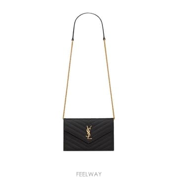 Saint Laurent ���ζ� PORTAFOGLIO CON CATENA ENVELOPE CASSANDRE 857605BOW01100���ζ� PORTAFOGLIO CON CATENA ENVELOPE CASSANDRE 85760
