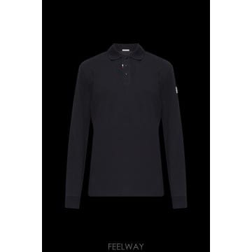 26FW Moncler 폴로 셔츠 with 로고 patch L20918B0000389A1677X TP5808