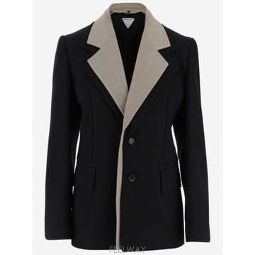 Bottega Veneta 23FW ���װ�����Ÿ Contrasting collar �� ���� 770225VKIV01000 TP57808823FW ���װ�����Ÿ Contrasting collar �� ���� 770225VKI